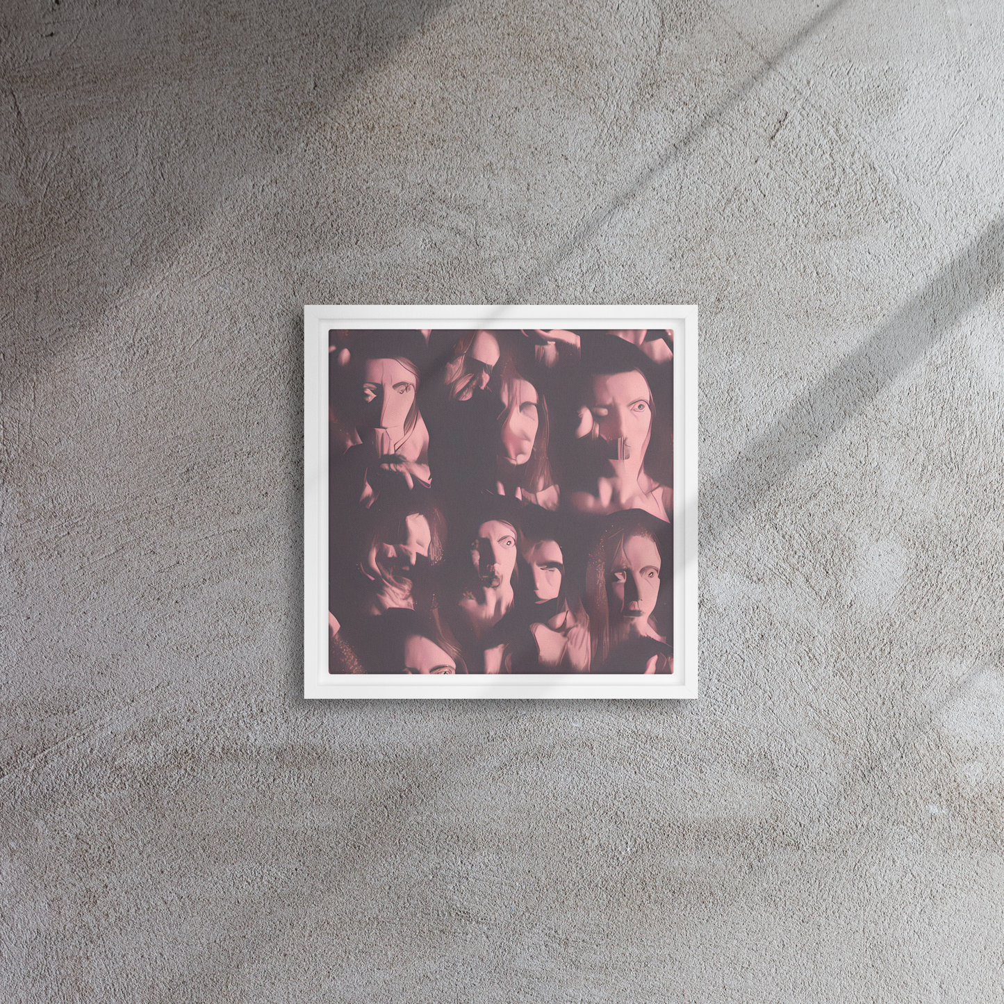 Framed Canvas - Portrait Whispers