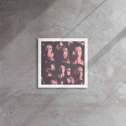 Framed Canvas - Portrait Whispers