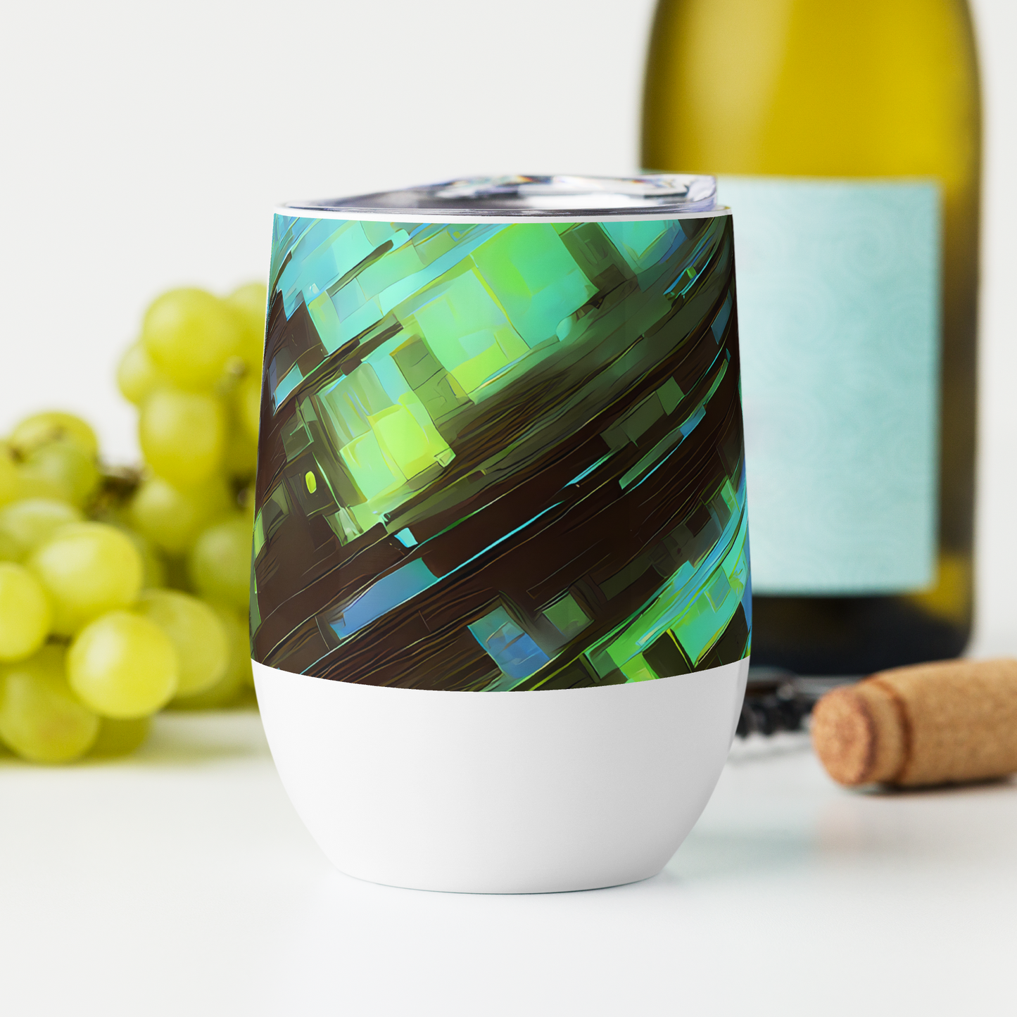 Wine Tumbler - Cyber Shard