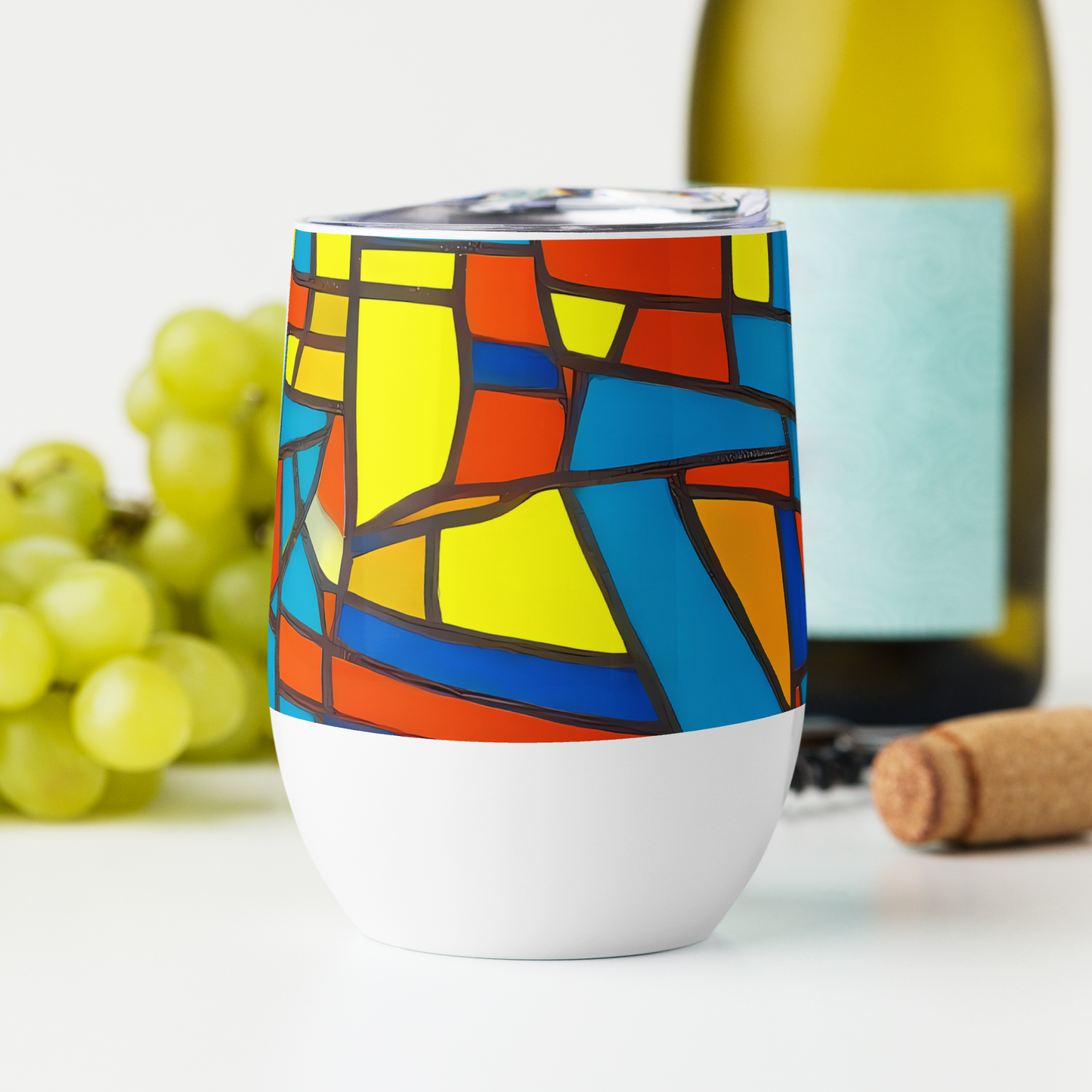 Wine Tumbler - Mondrian Mesh