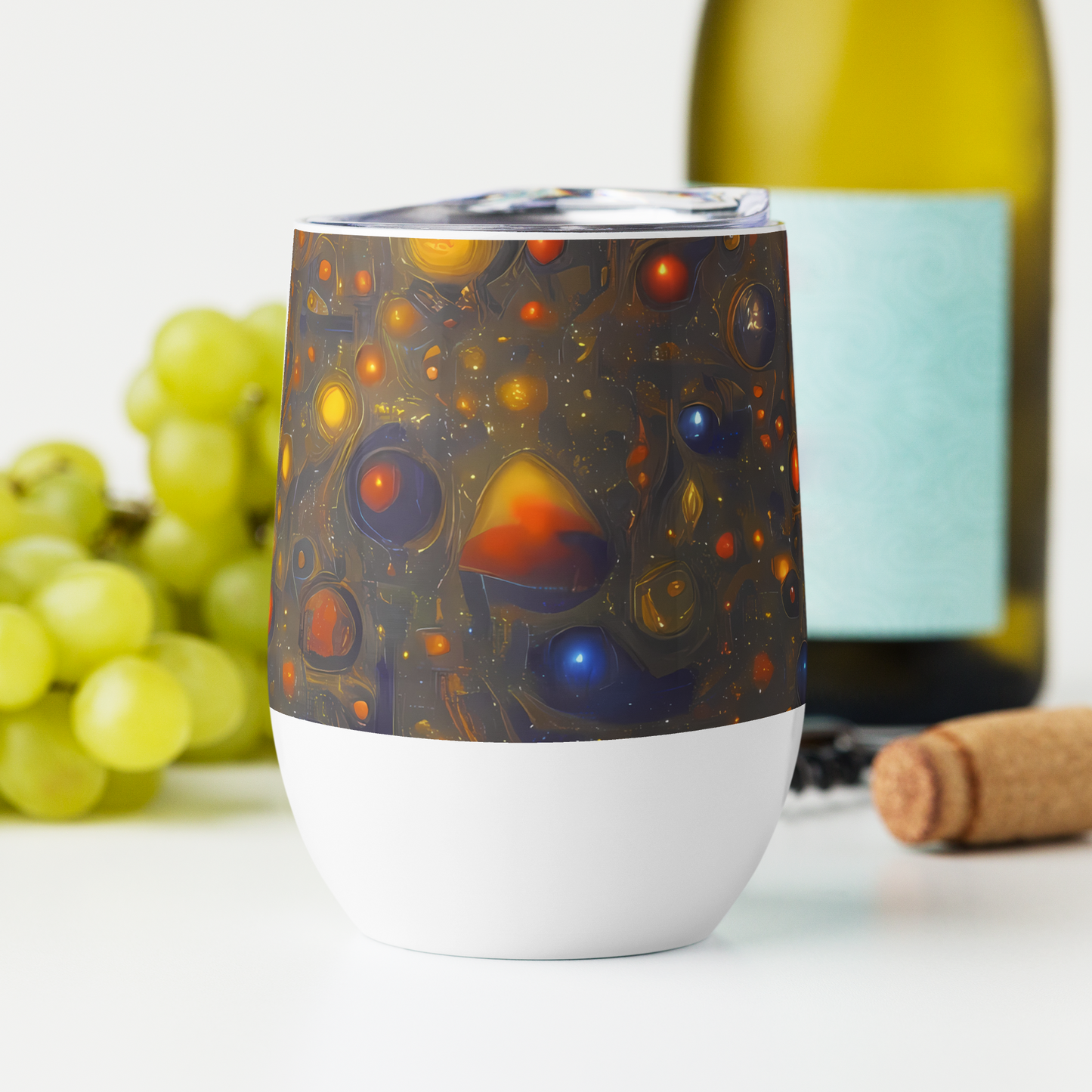 Wine Tumbler - Chromal Flux