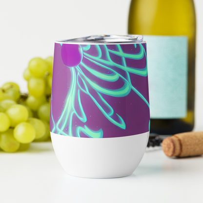 Wine Tumbler - Neon Drift