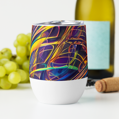 Wine Tumbler - Vector Rhapsody