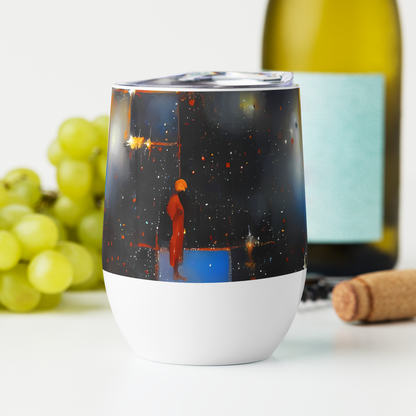 Wine Tumbler - Monet's Matrix