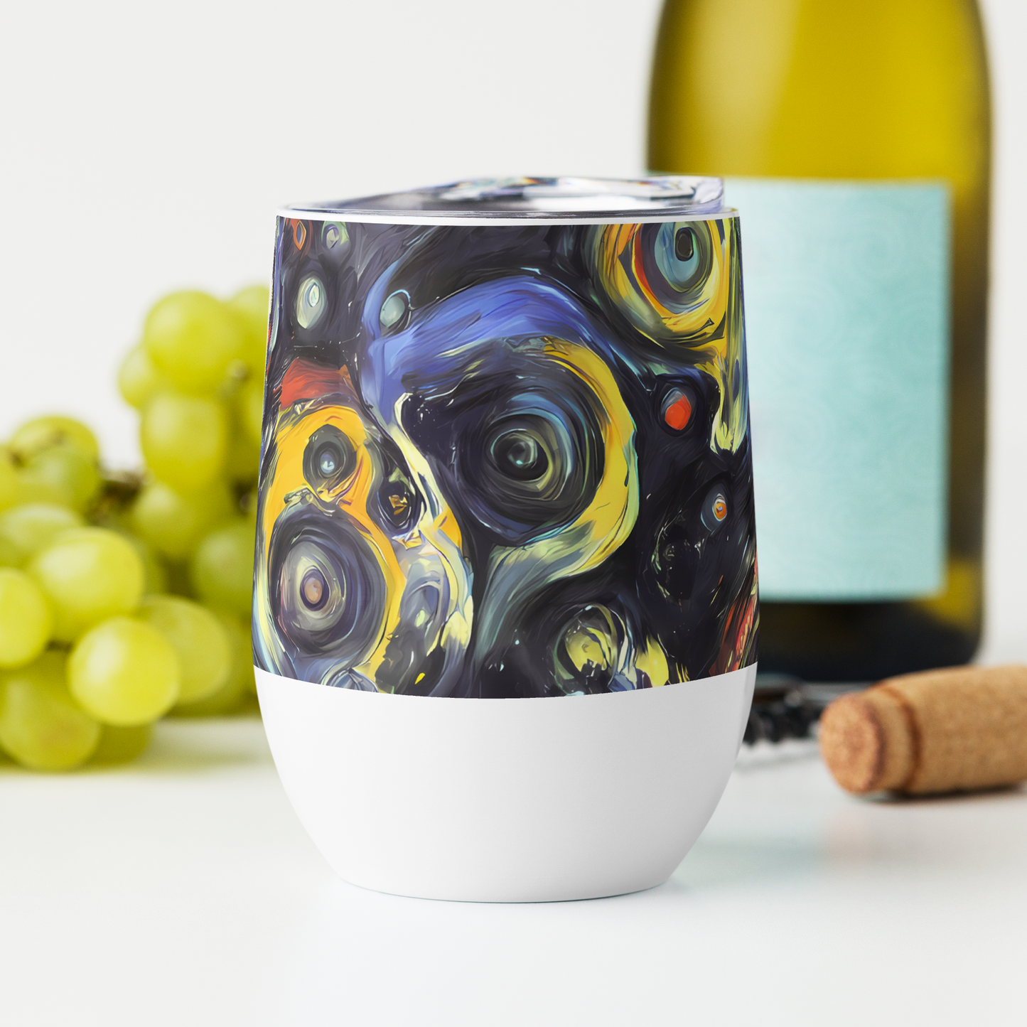 Wine Tumbler - Corinthian Swirl