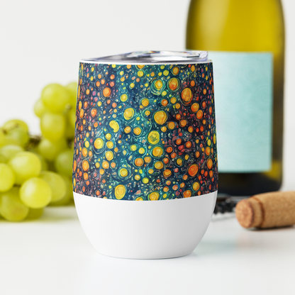 Wine Tumbler - Starry Orbits