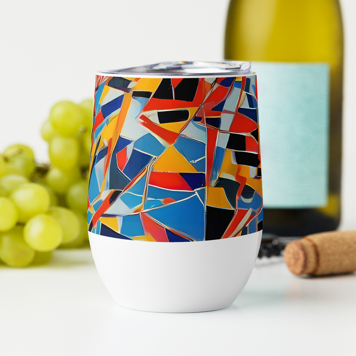 Wine Tumbler - Abstract Mingle