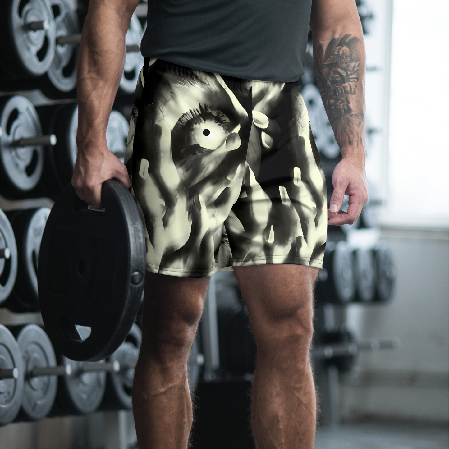 Men's Athletic Shorts - Shadowed Mystique