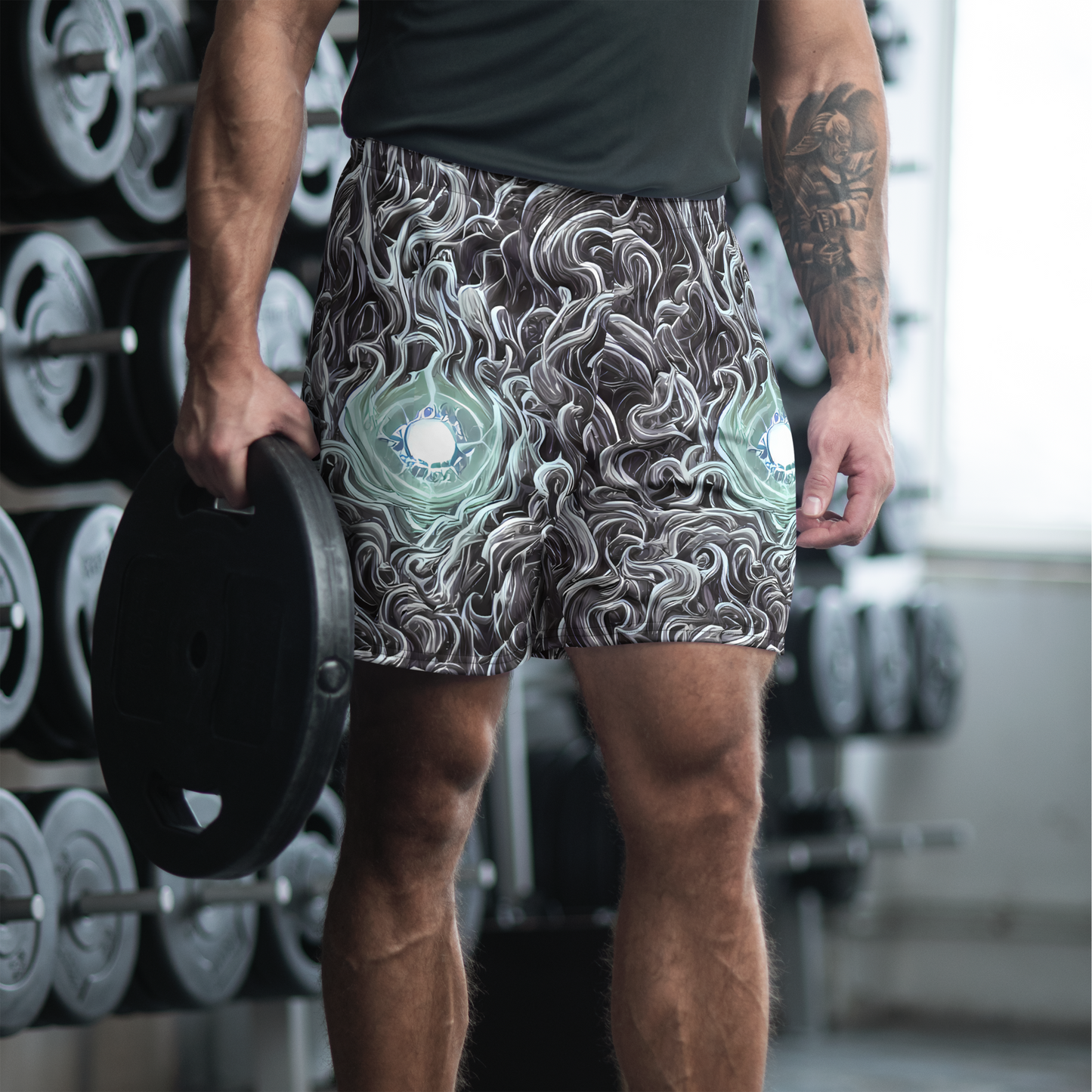 Men's Athletic Shorts - Savrasov Swirls