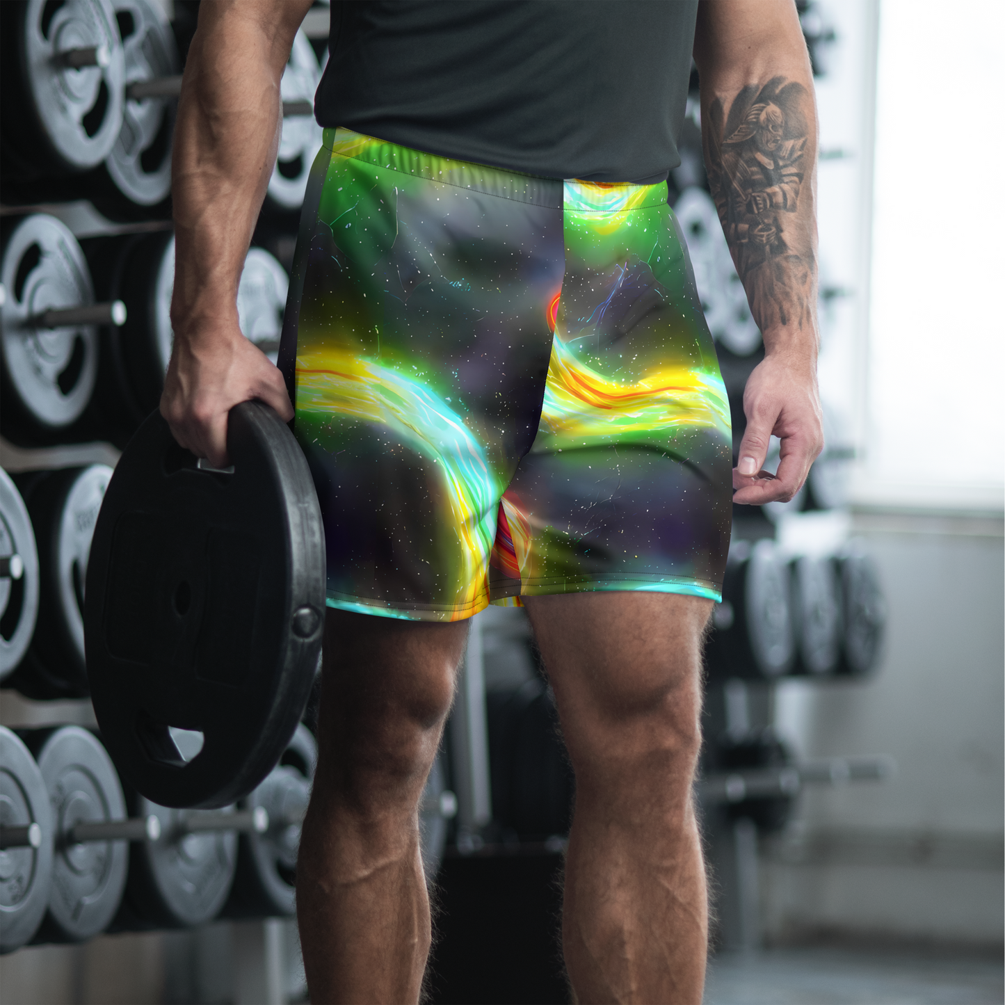 Men's Athletic Shorts - Sherwood Swirl