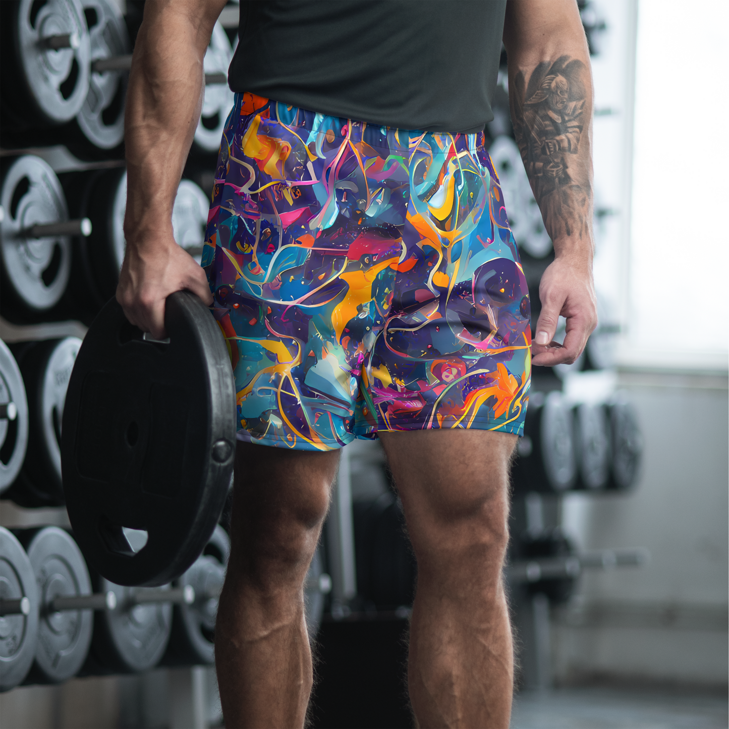 Men's Athletic Shorts - Brown's Chaos