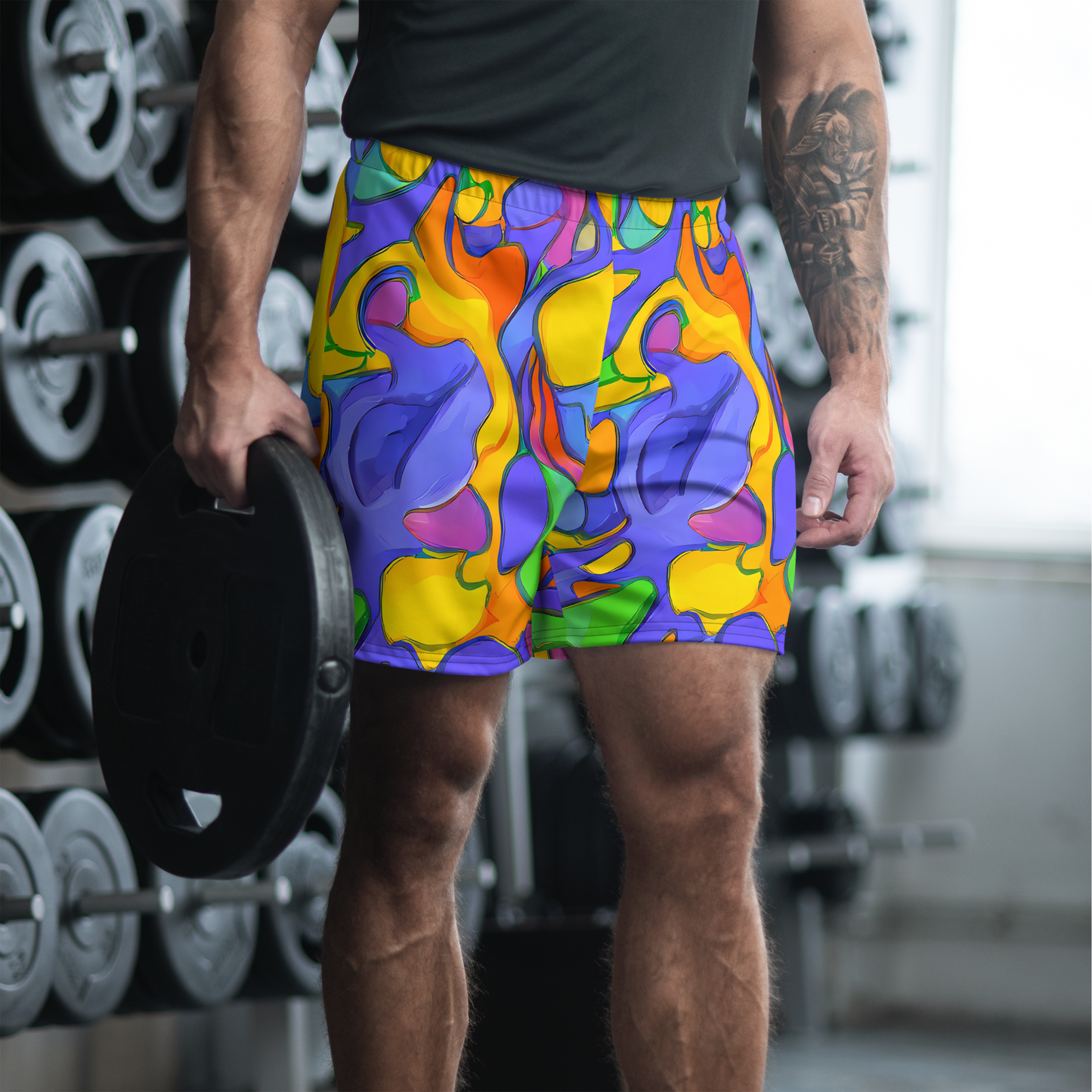 Men's Athletic Shorts - Joffe Swirl