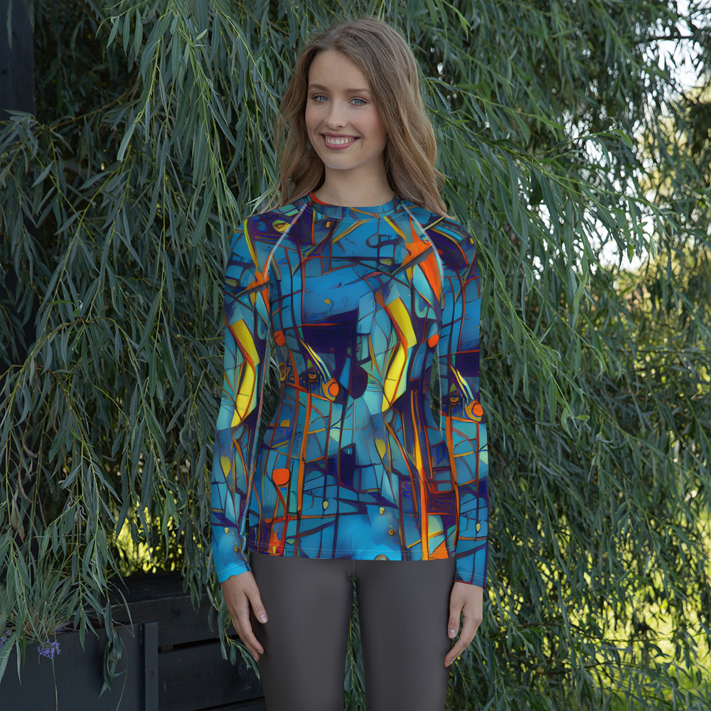 Women's Rash Guard - Abstract Eddy