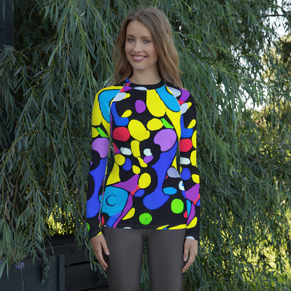 Women's Rash Guard - Miró's Mosaic