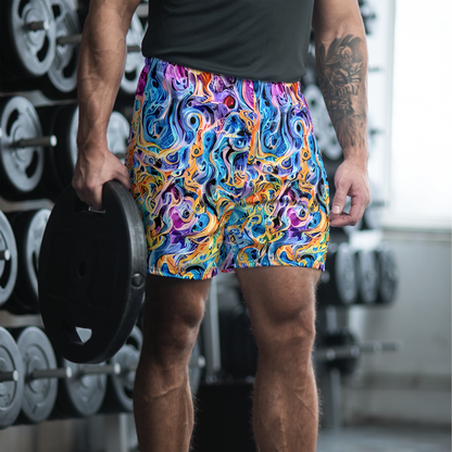 Men's Athletic Shorts - Rococo Vortex