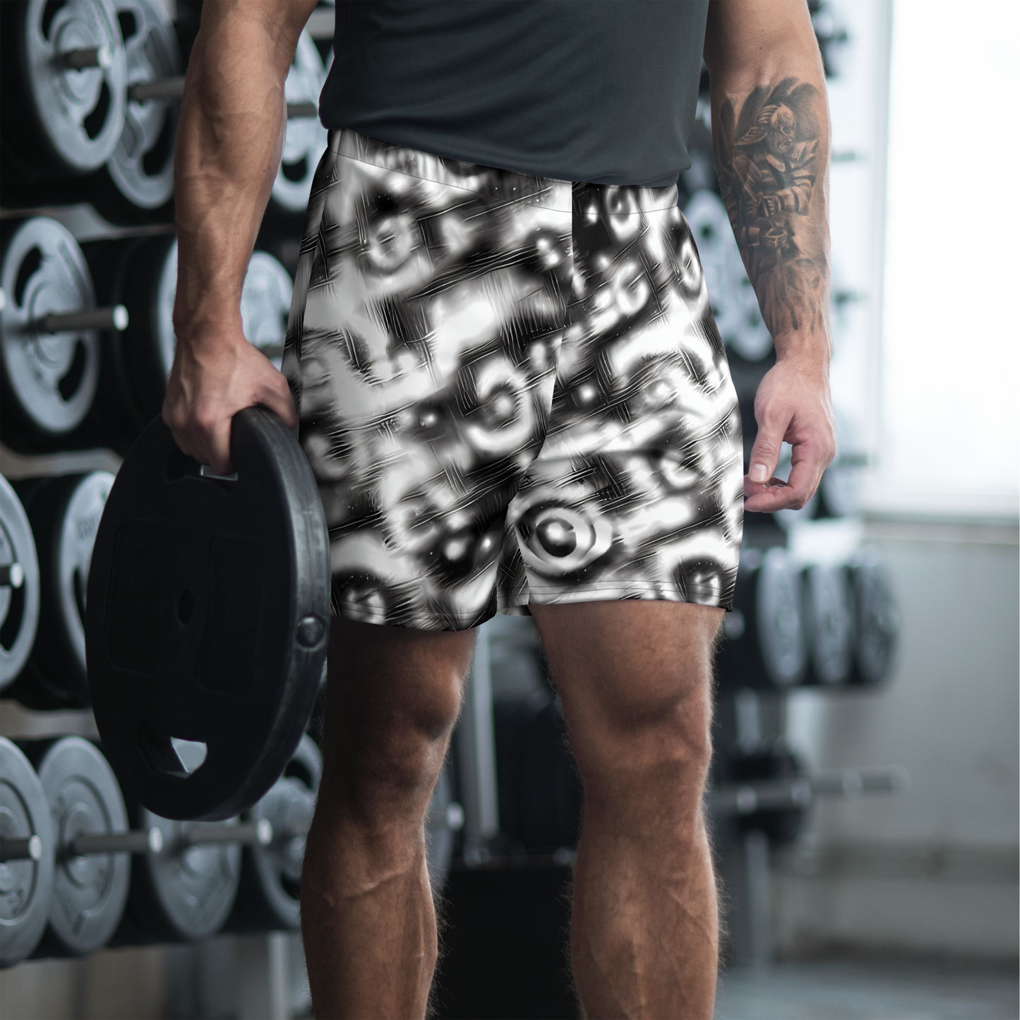 Men's Athletic Shorts - Bernhard Swirl