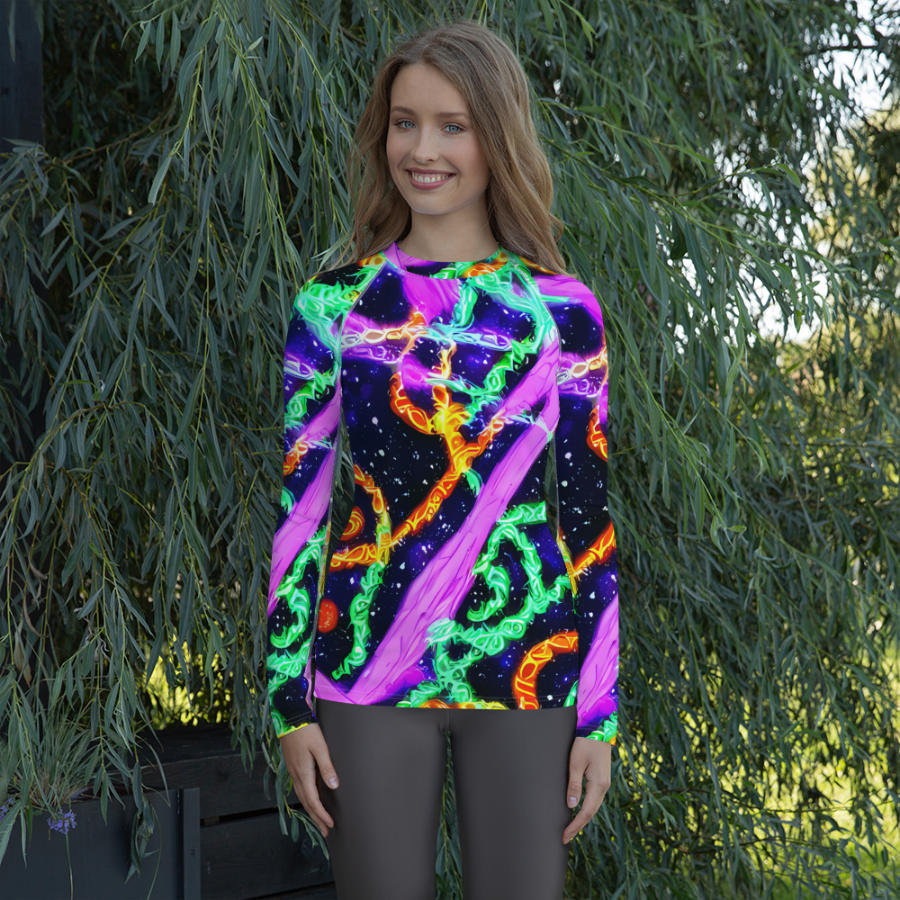 Women's Rash Guard - Enckell's Nebula