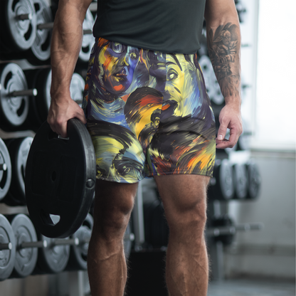 Men's Athletic Shorts - Cosmic Visages