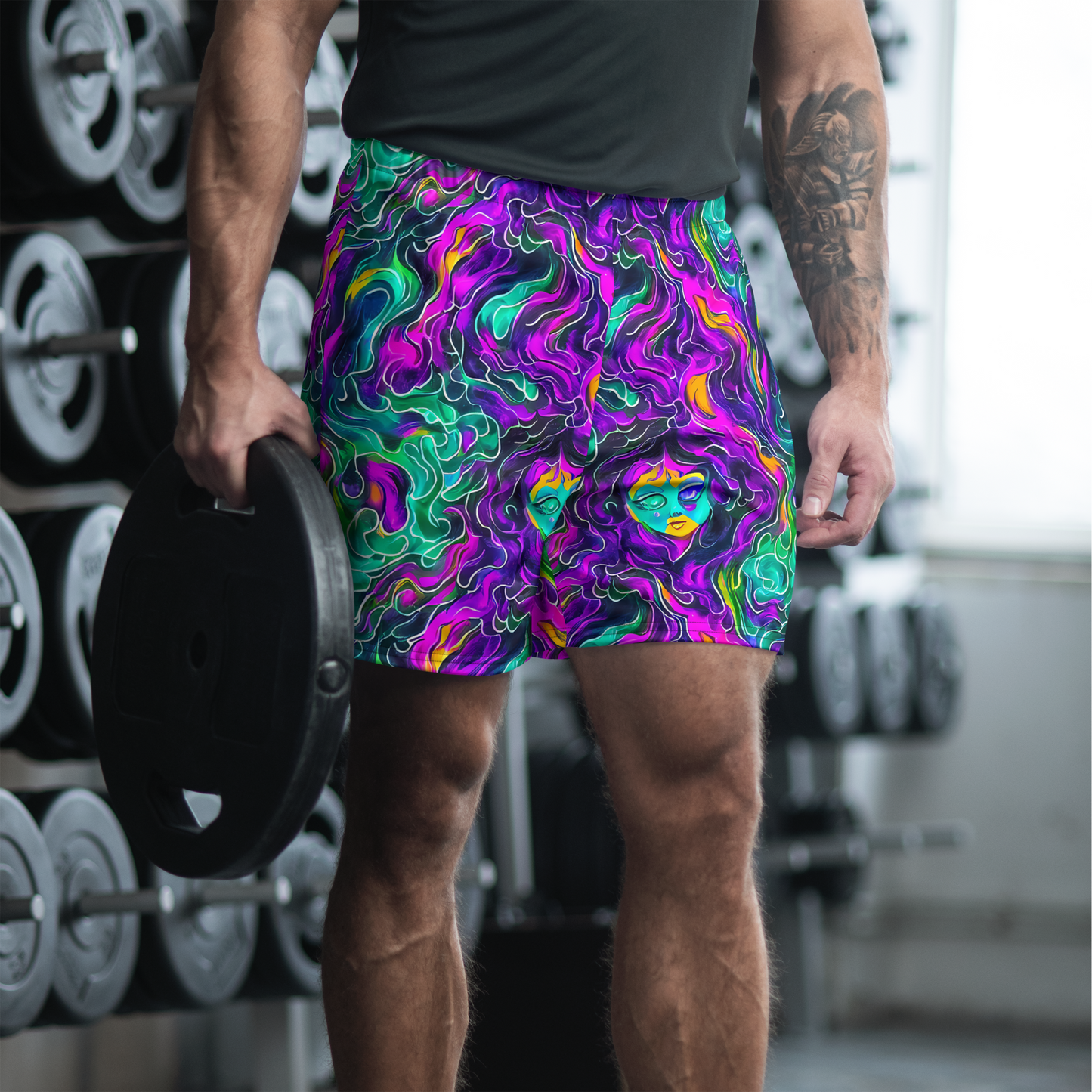 Men's Athletic Shorts - Vortex Dream