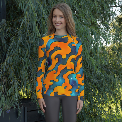 Women's Rash Guard - Criswell Cosmos