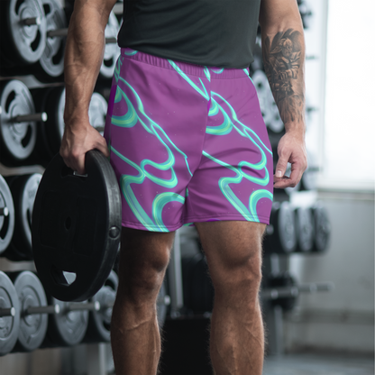 Men's Athletic Shorts - Neon Drift