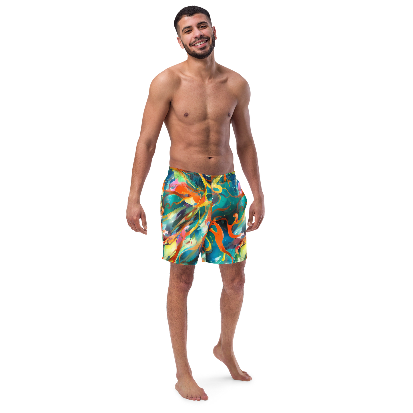 Swim Trunks - Cecily’S Swirl