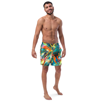 Swim Trunks - Cecily’S Swirl