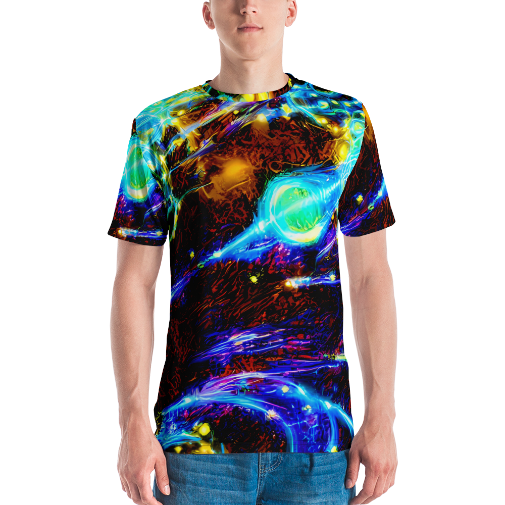 Men's Crew Neck T-Shirt - Neon Füssli