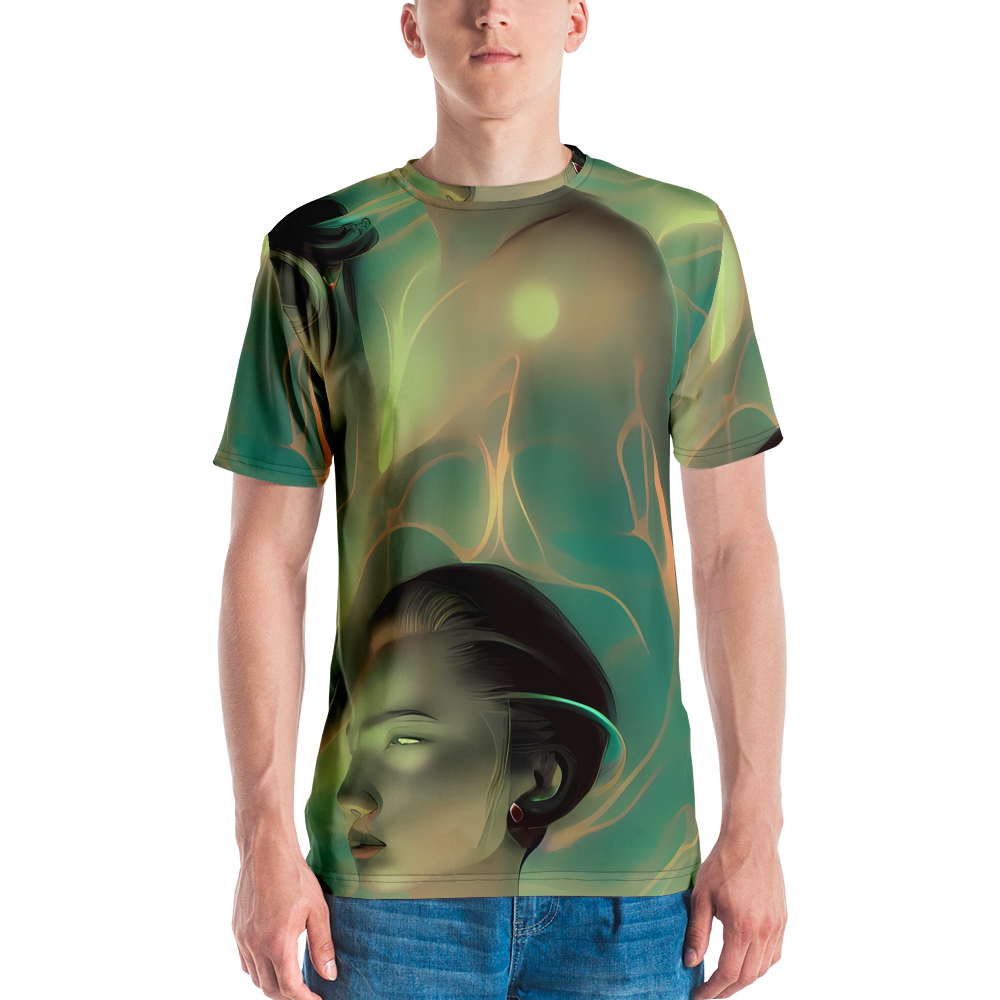 Men's Crew Neck T-Shirt - Spectral Whisper