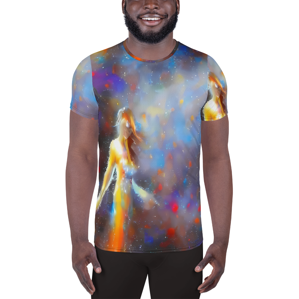 Men's Athletic T-Shirt - Impressionist Drift