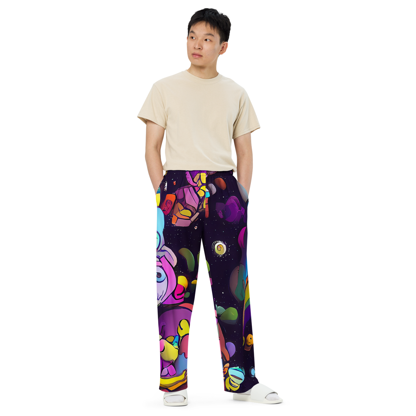 Wide-Leg Pants - Galactic Playground