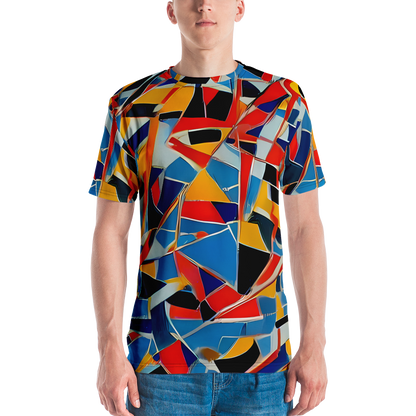 Men's Crew Neck T-Shirt - Abstract Mingle