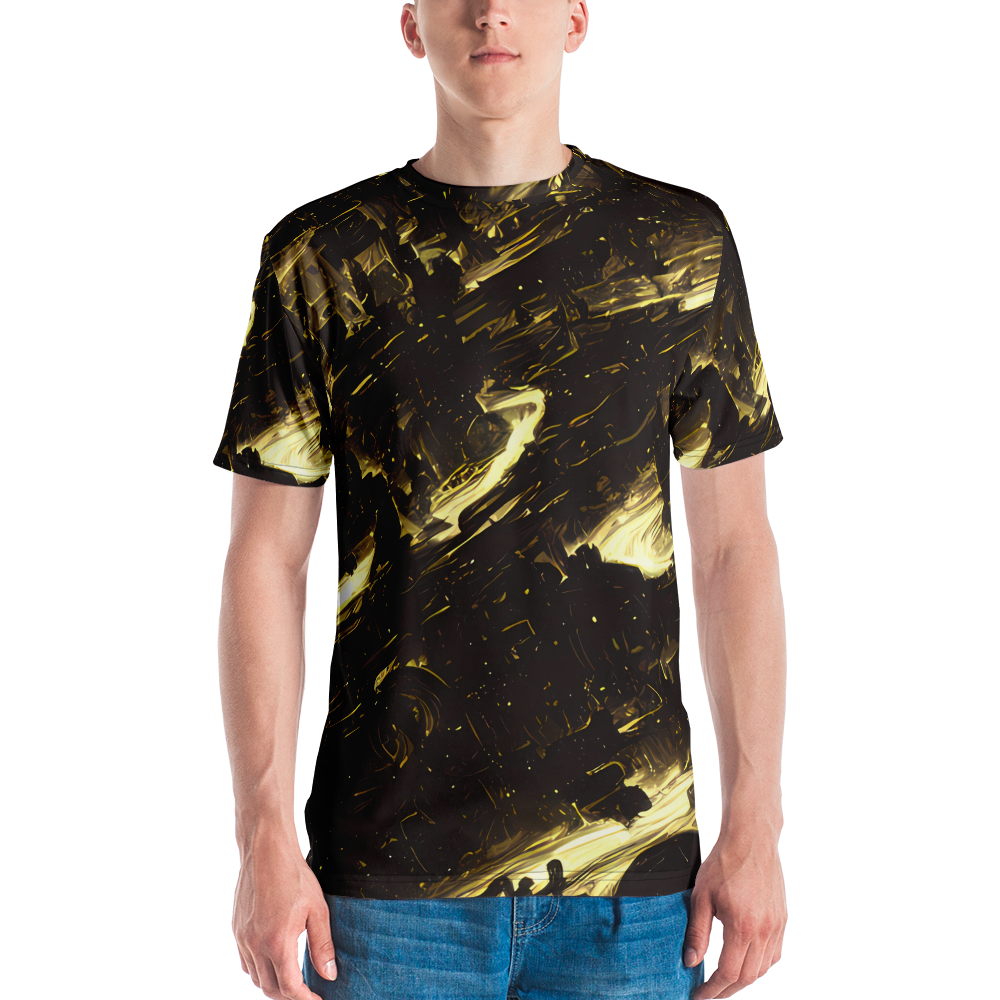 Men's Crew Neck T-Shirt - Oceanic Echo