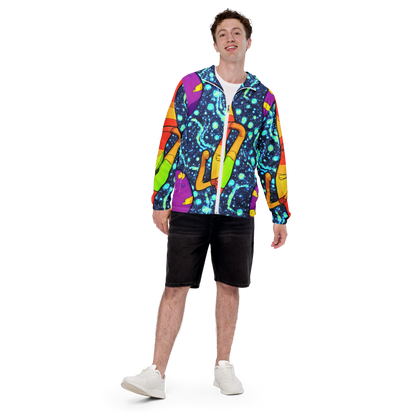 Men's Windbreaker - Cosmic Siblings