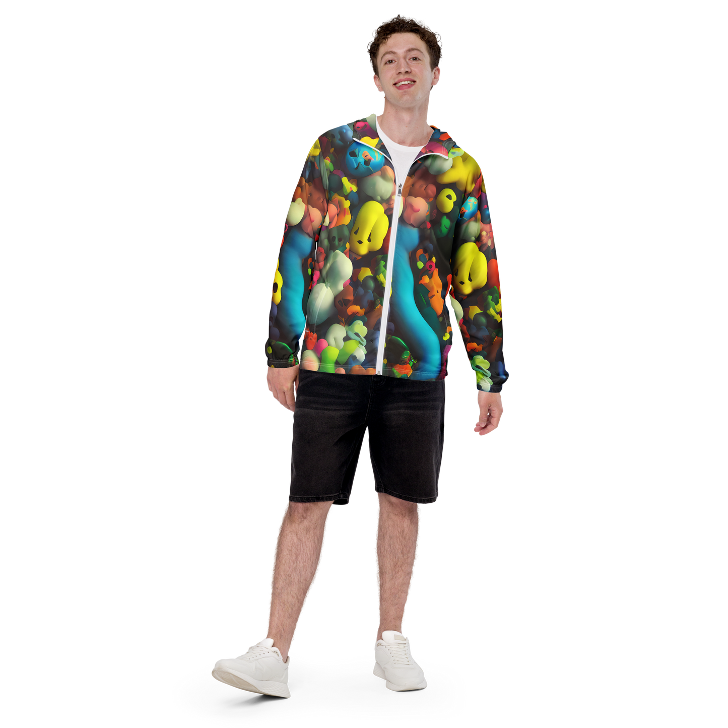 Men's Windbreaker - Bubble Pop Art