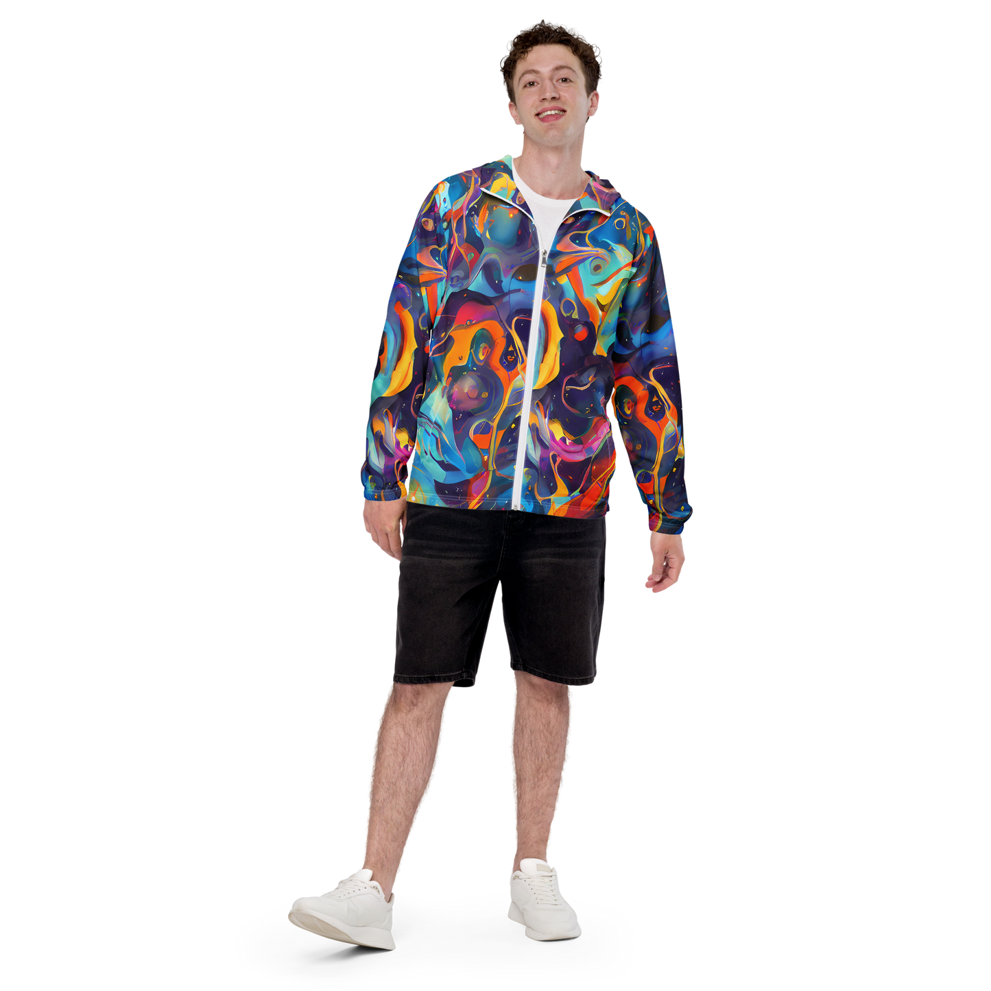 Men's Windbreaker - Whimsical Fusion