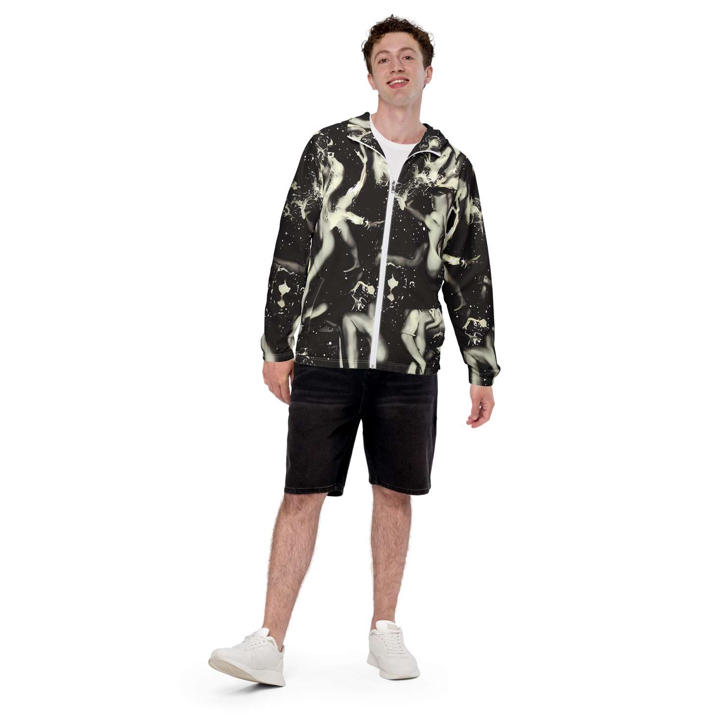 Men's Windbreaker - Newton's Silhouette