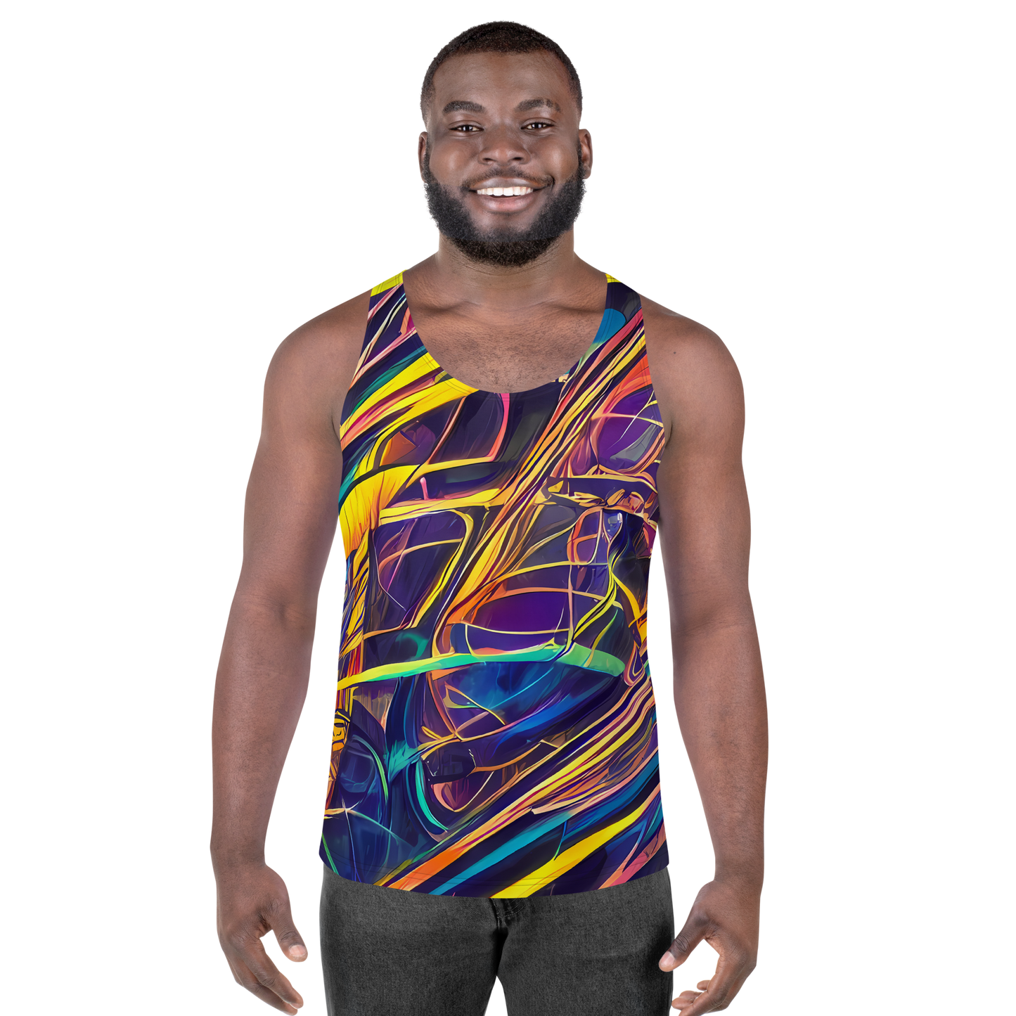 Men's Tank Top - Vector Rhapsody