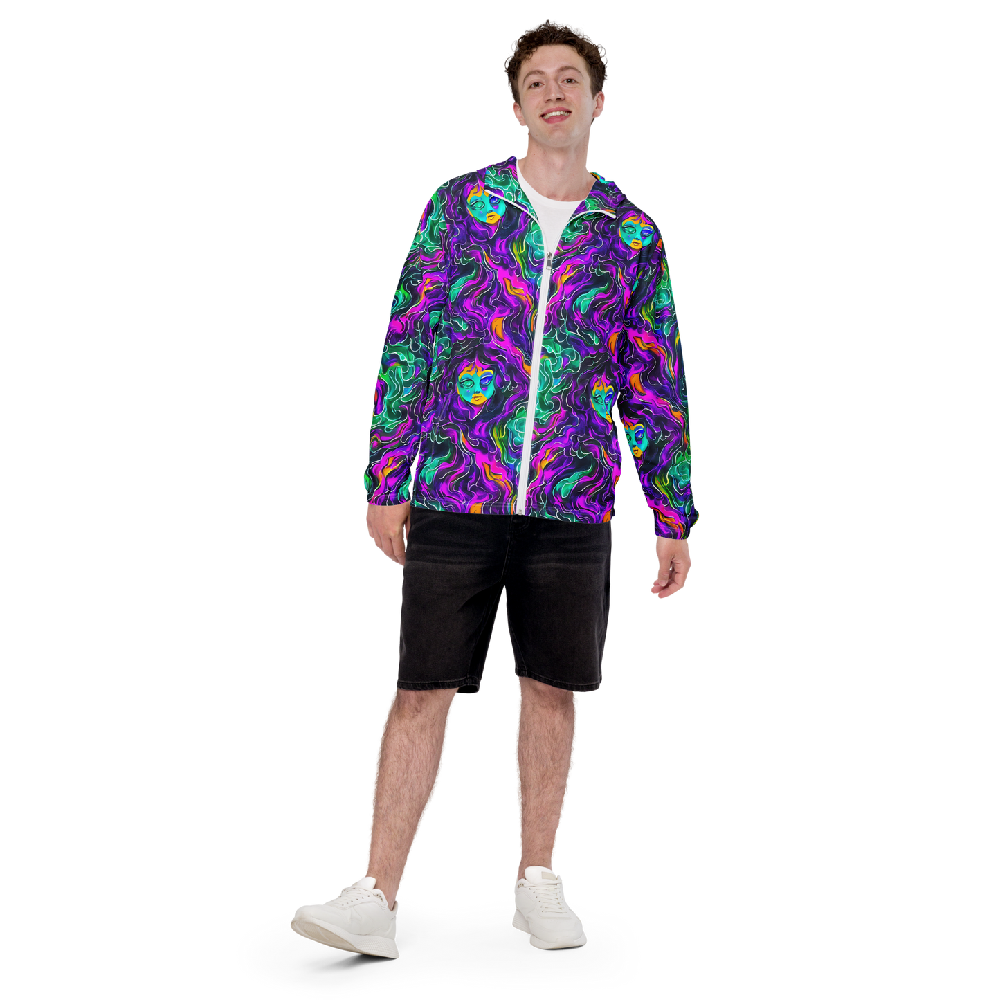 Men's Windbreaker - Vortex Dream