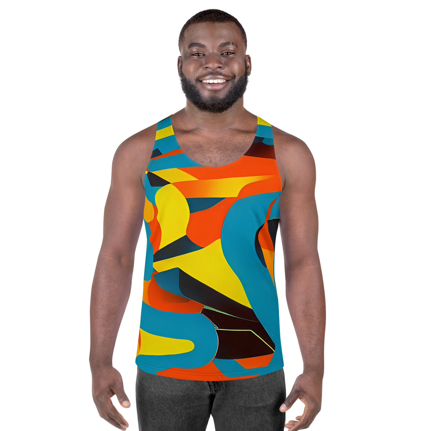 Men's Tank Top - Fragmented Rhapsody