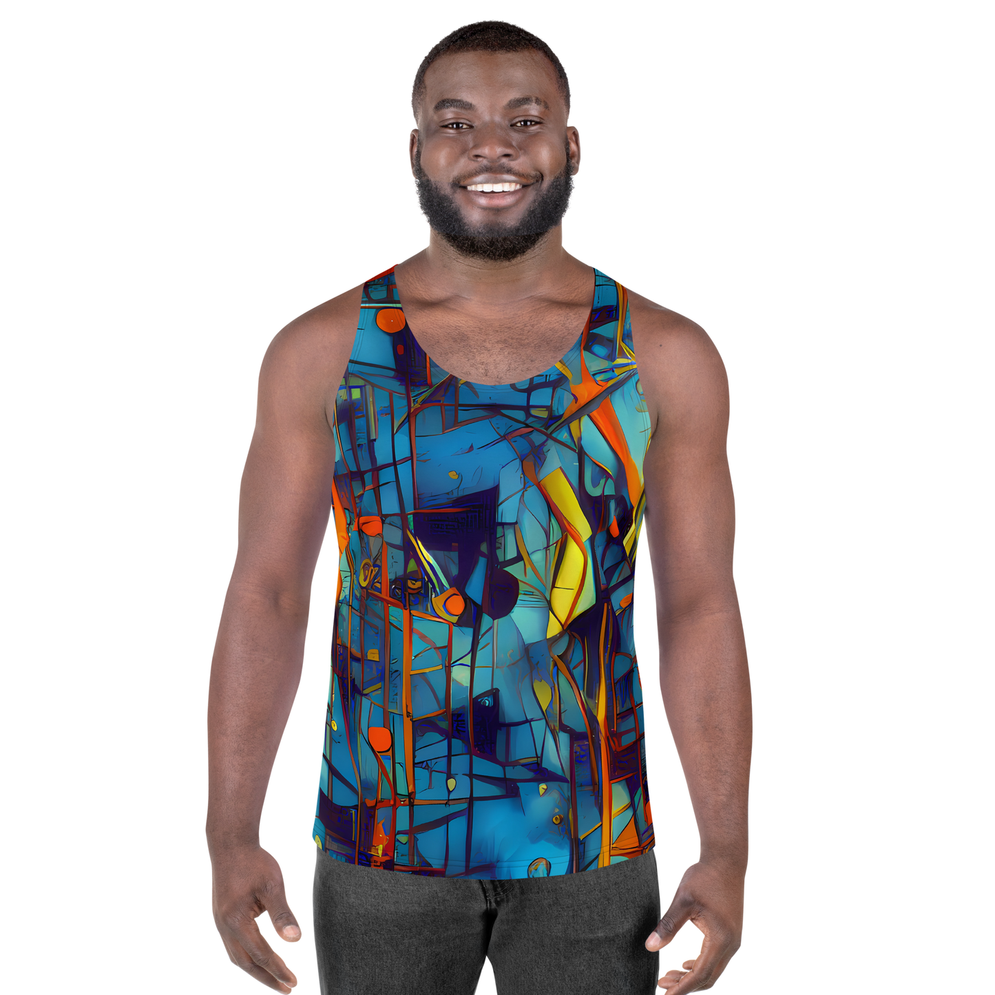 Men's Tank Top - Abstract Eddy