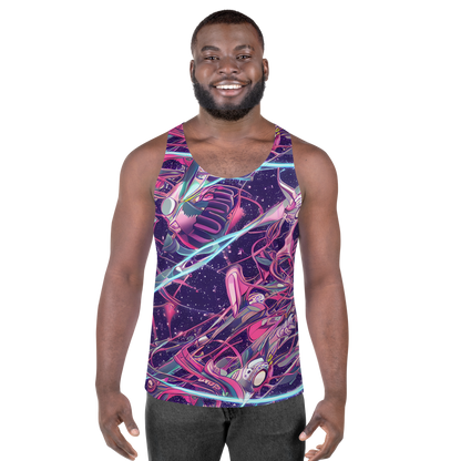 Men's Tank Top - Neo-Tokyo Twirl