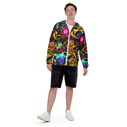 Men's Windbreaker - Psychedelic Pulsar