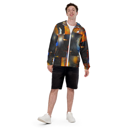 Men's Windbreaker - Monet's Matrix