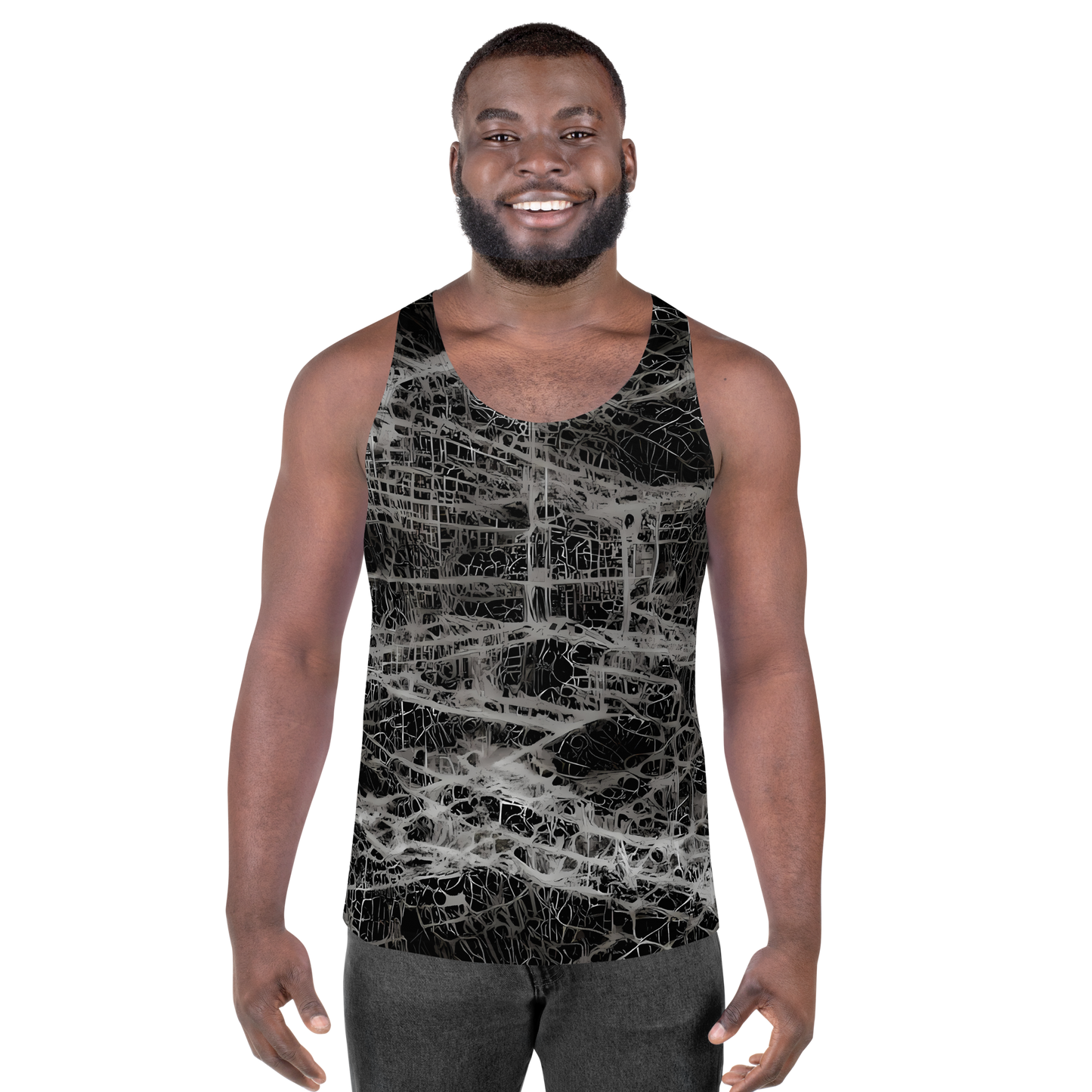 Men's Tank Top - Monochrome Mesh