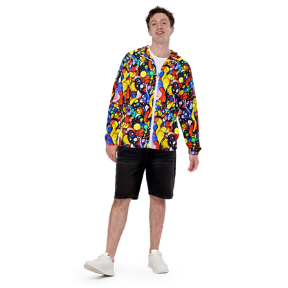 Men's Windbreaker - Supernova Symphony