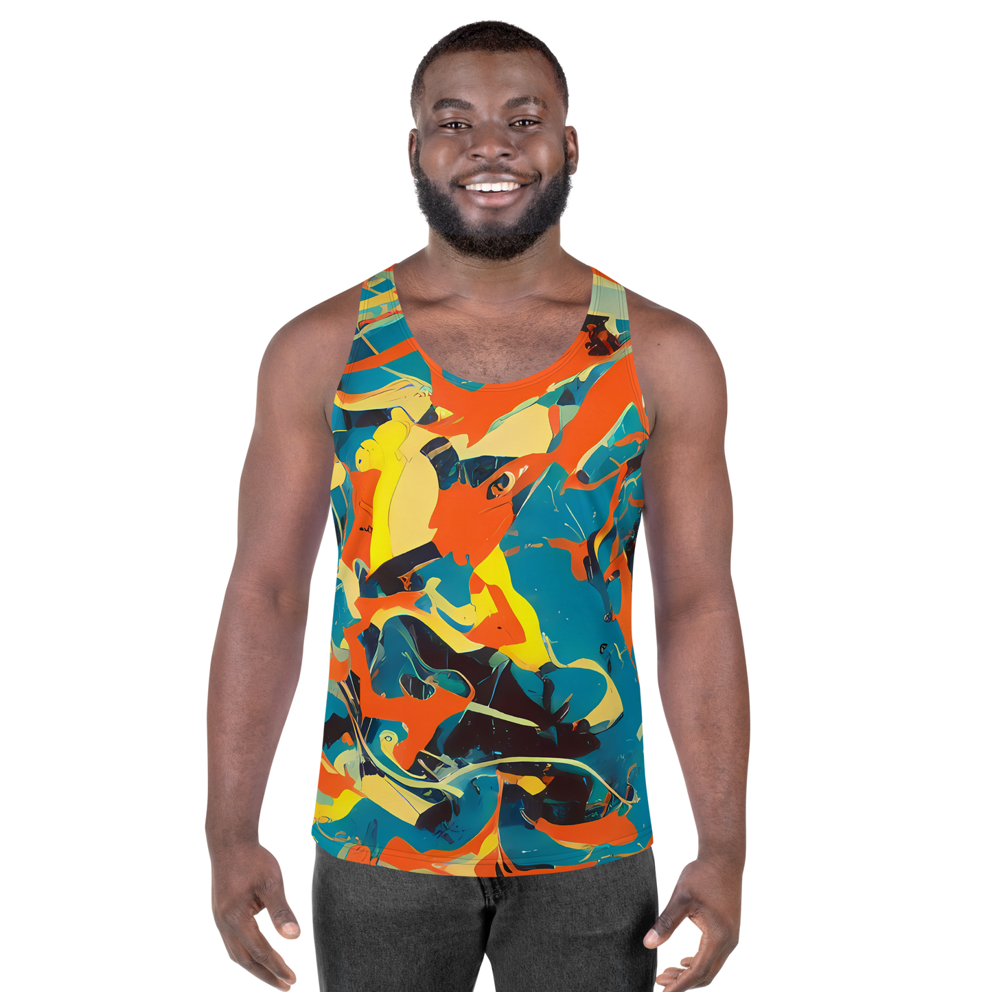 Men's Tank Top - Abstract Tango