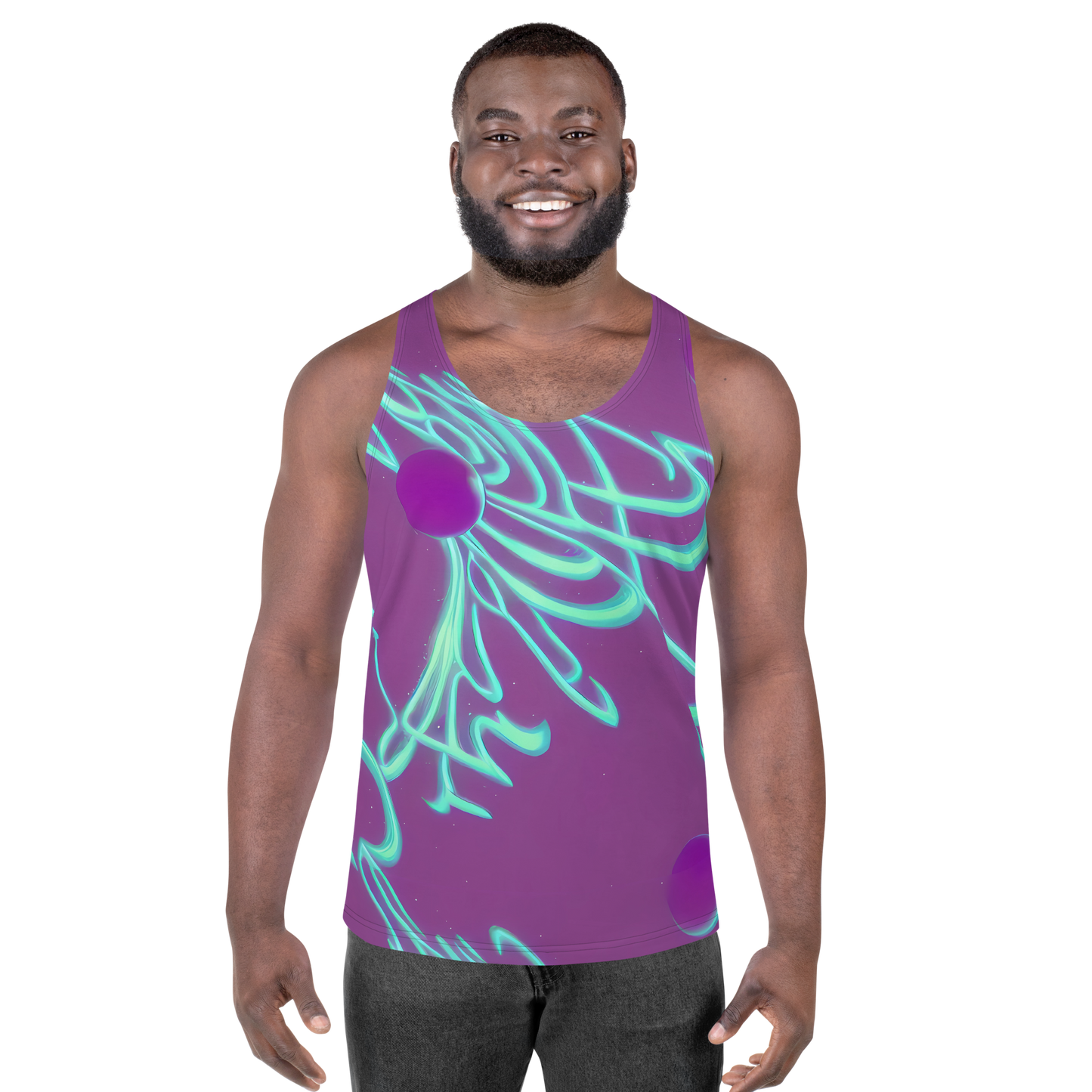 Men's Tank Top - Neon Drift