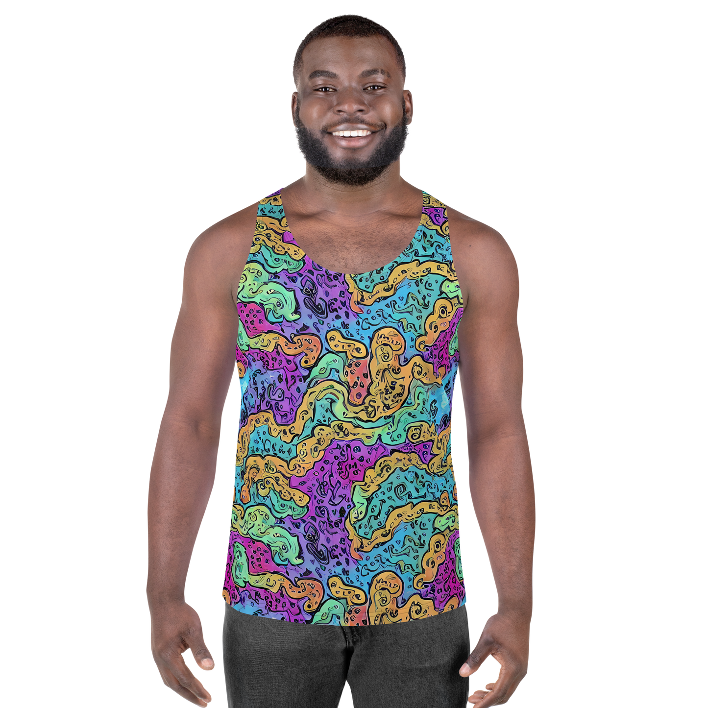 Men's Tank Top - Intergalactic Graffiti