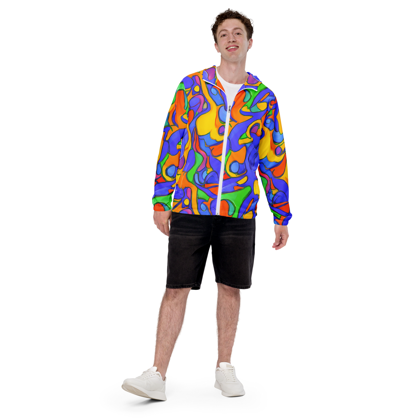 Men's Windbreaker - Joffe Swirl